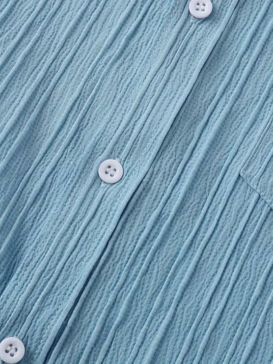 Modern shirt for men with blue color