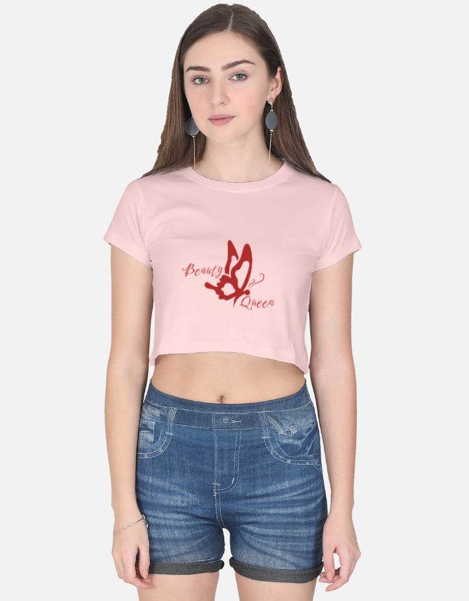 Crop Top for girls - Beauty Queen - Calvora