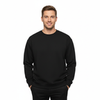 Premium Unisex Oversized Black Sweatshirt