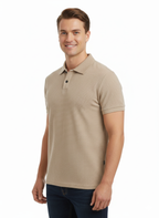 Texture design men t-shirt with brown colour