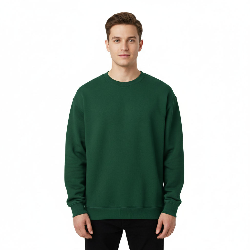 Premium Unisex Oversized Green Sweatshirt