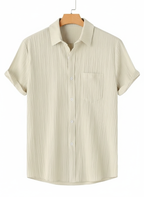 Modern shirt for men with beige colour