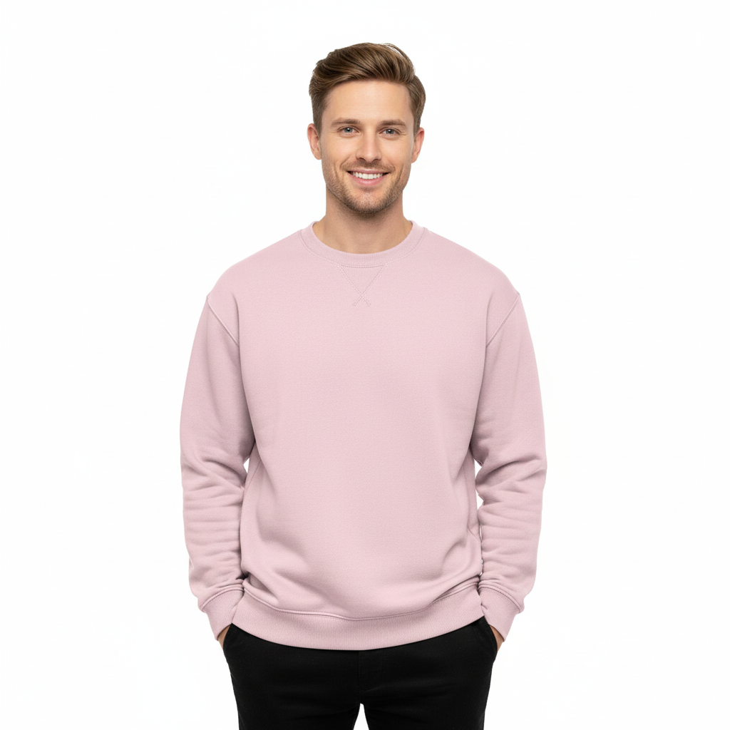 Premium Unisex Oversized Pink Sweatshirt
