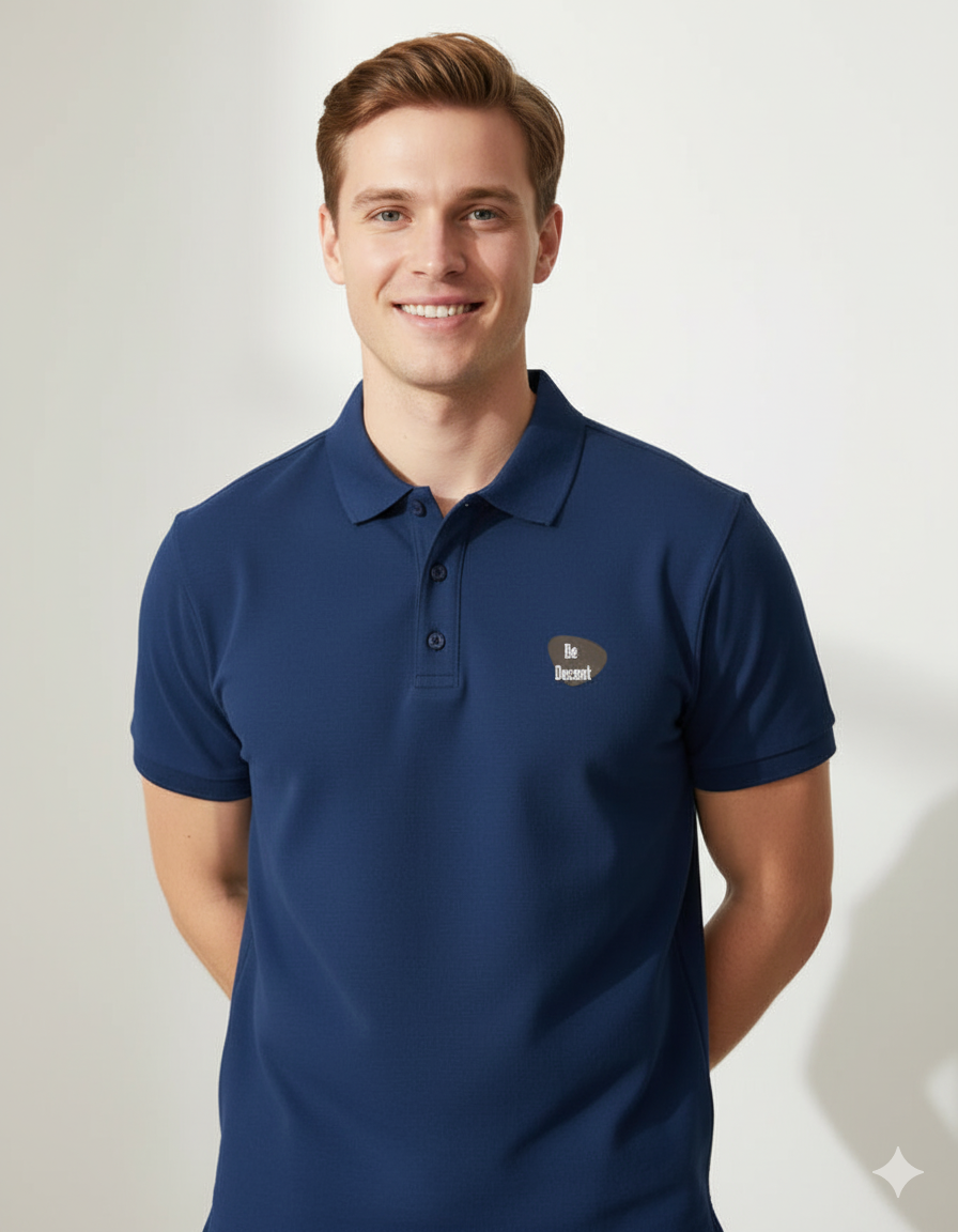 Modern Polo T-Shirt for Men - Be Decent