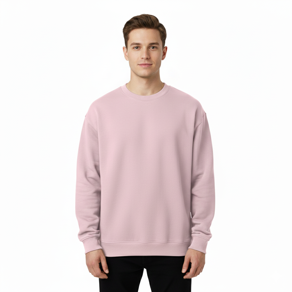 Premium Unisex Oversized Pink Sweatshirt