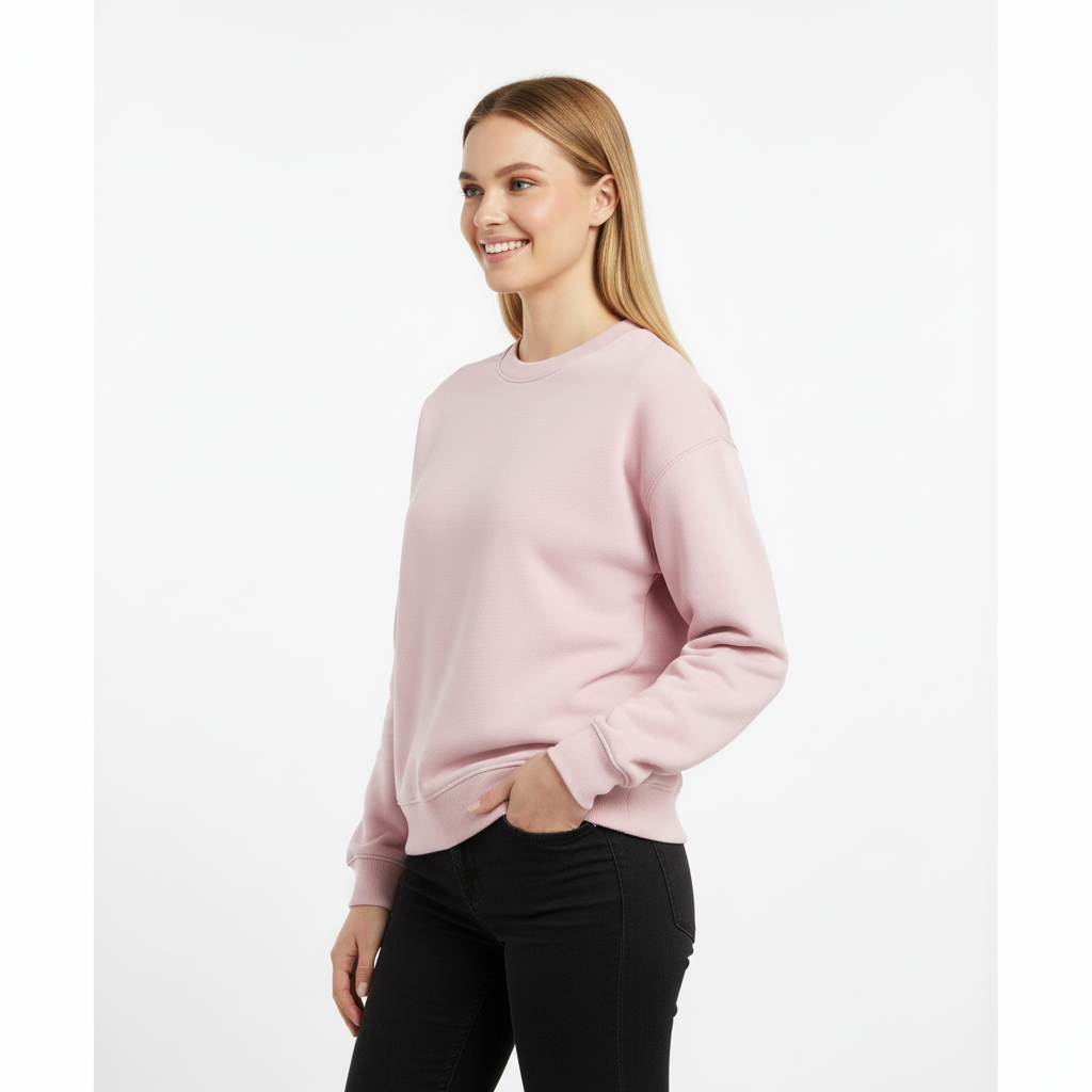Premium Unisex Oversized Pink Sweatshirt
