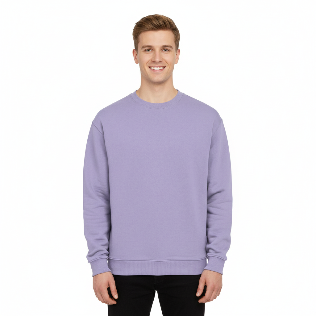 Premium Unisex Oversized Purple Sweatshirt