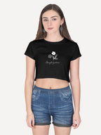 Crop Top  for girls with flowers