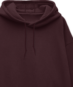 Perfect Unisex Oversized Maroon Hoodie