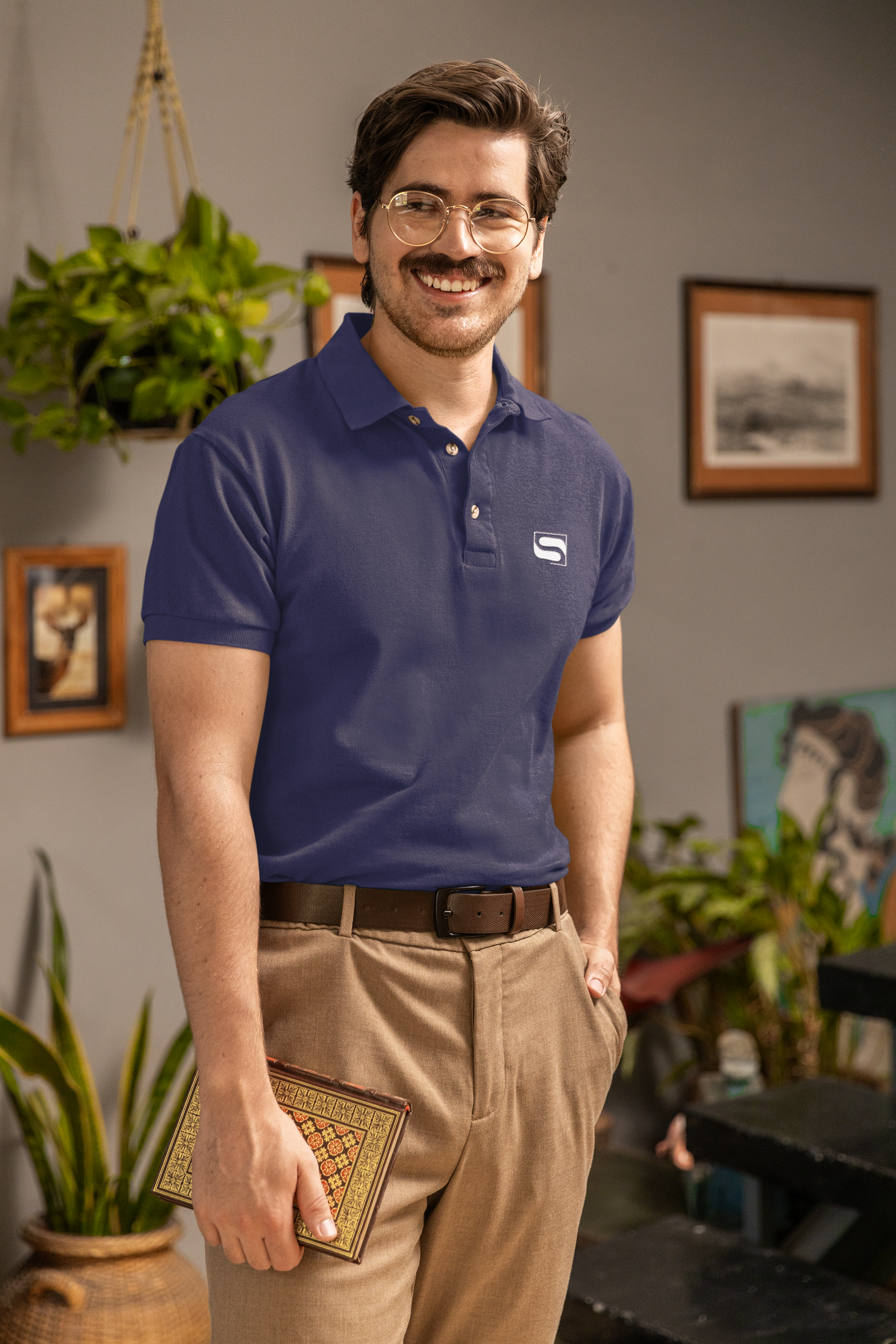 Modern Polo T-Shirt for Men Calvora with Super "$"