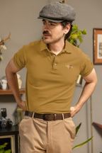 Modern Polo Yellow T-Shirt for Men - Classic