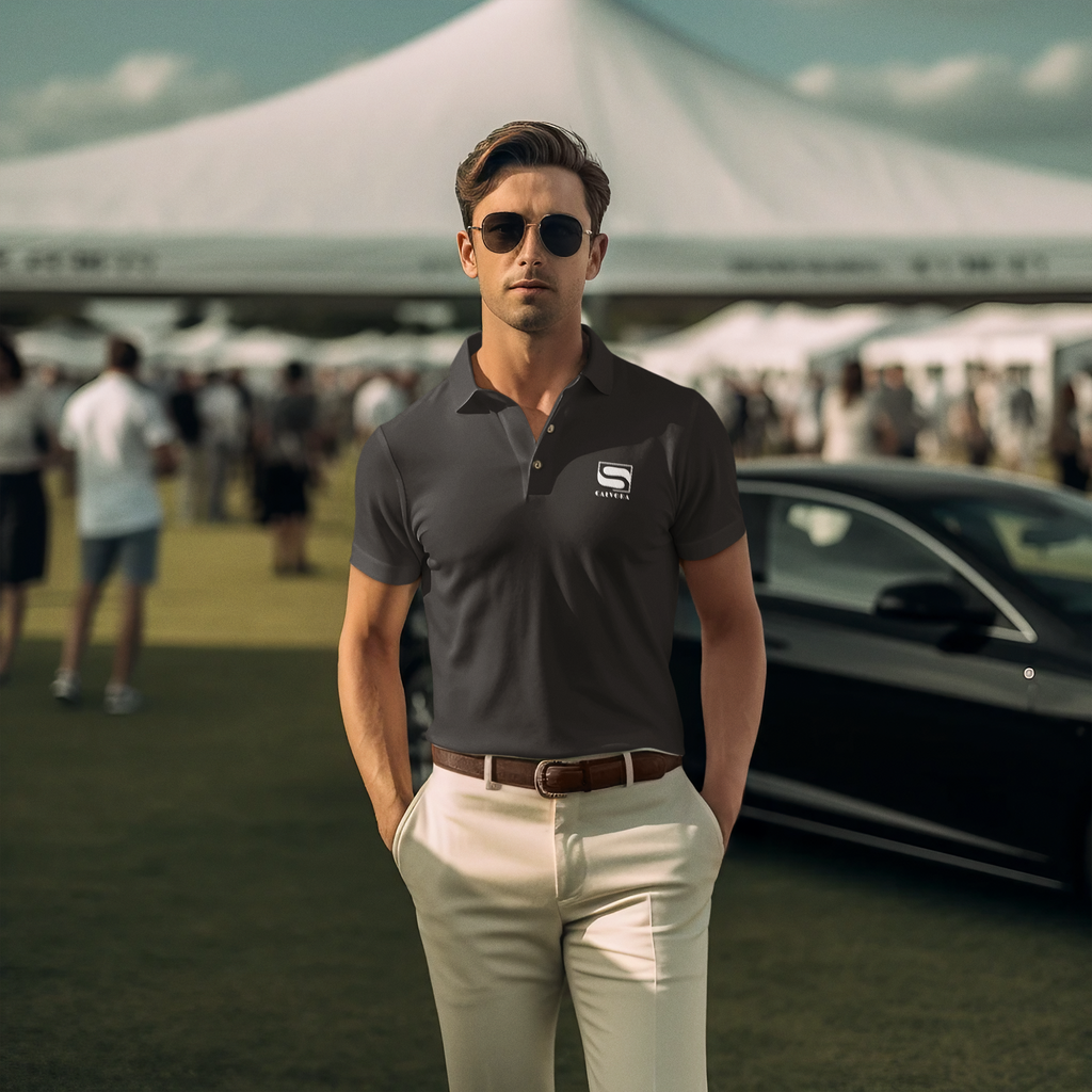 Modern Polo T-Shirt for Men Calvora with Super "$"