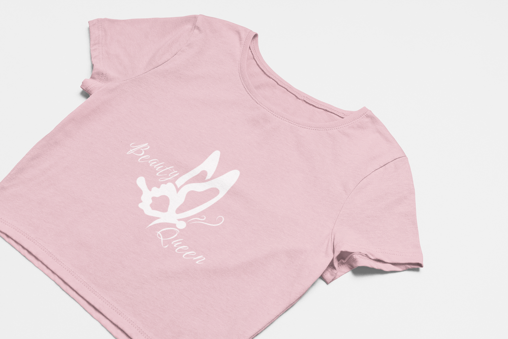 Crop Top  for girls with butterfly design